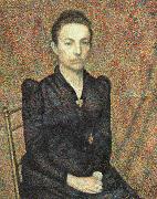 Georges Lemmen Portrait of Sister oil painting reproduction